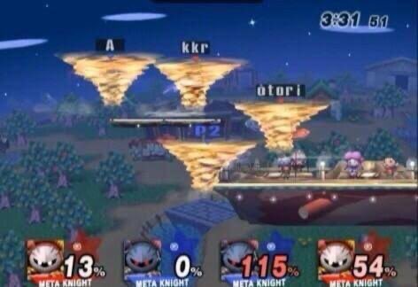 全員竜巻 - スマブラX, メタナイト, Apex2012, ダブルス