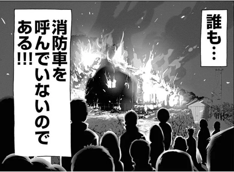 誰も消防車を呼んでいないのである