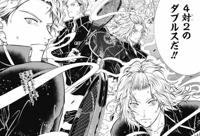 4対2のダブルスだ - 新テニスの王子様