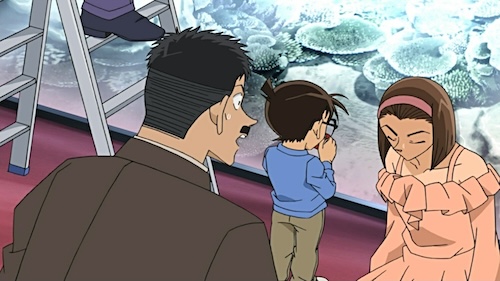 隠れられてないコナン - 名探偵コナン