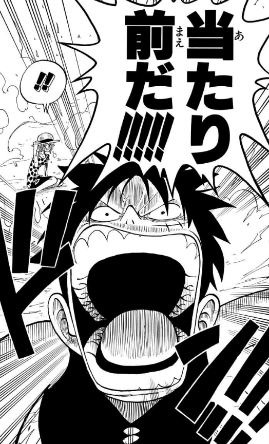 当たり前だ!!!!! - ワンピース, ルフィ